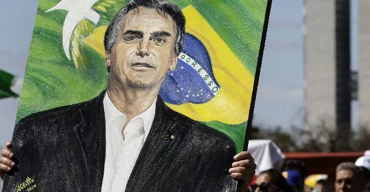 Una marcha por salud de Bolsonaro