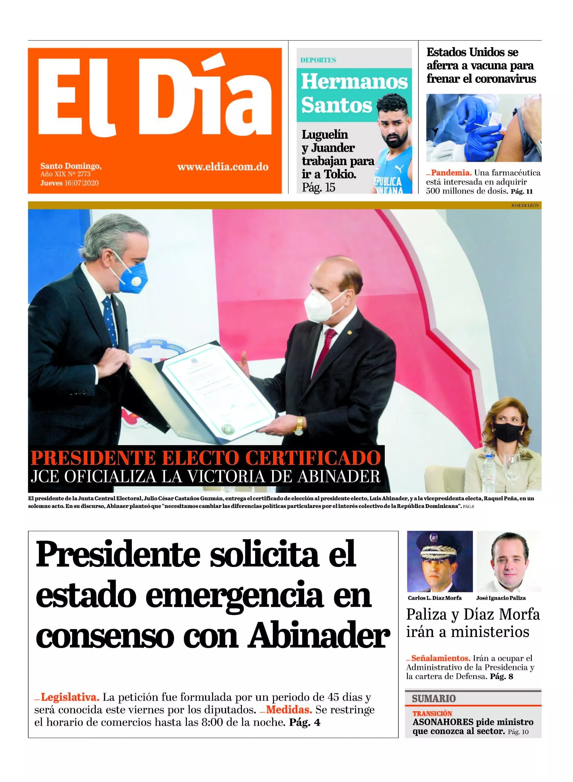 Portada impresa