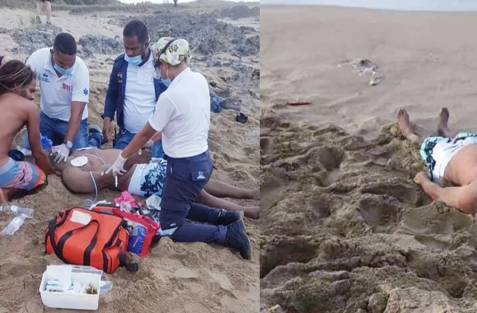 Extranjero se ahoga mientras se bañaba en playa de Cabarete