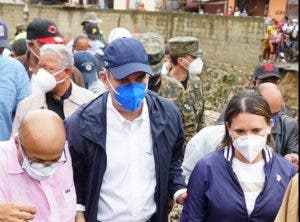 Presidente Abinader recorre vía aérea Pedernales, Monte Grande y Tamayo