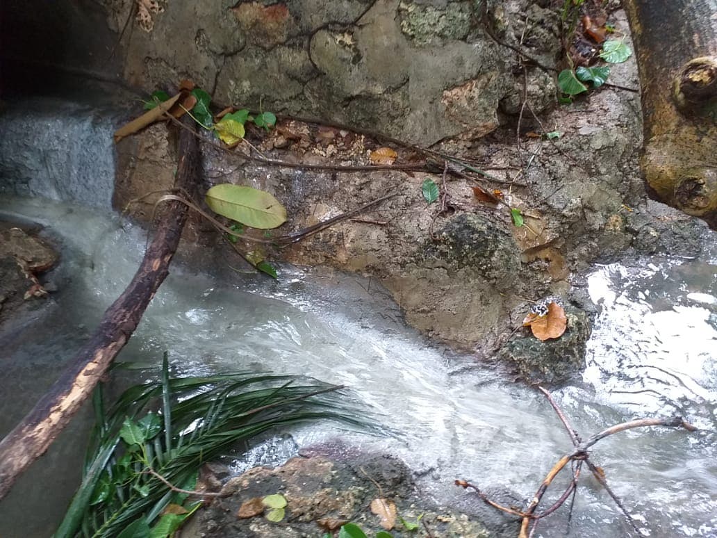 Residentes avenida Rep. Colombia se quejan por deficiencias en manejo aguas residuales