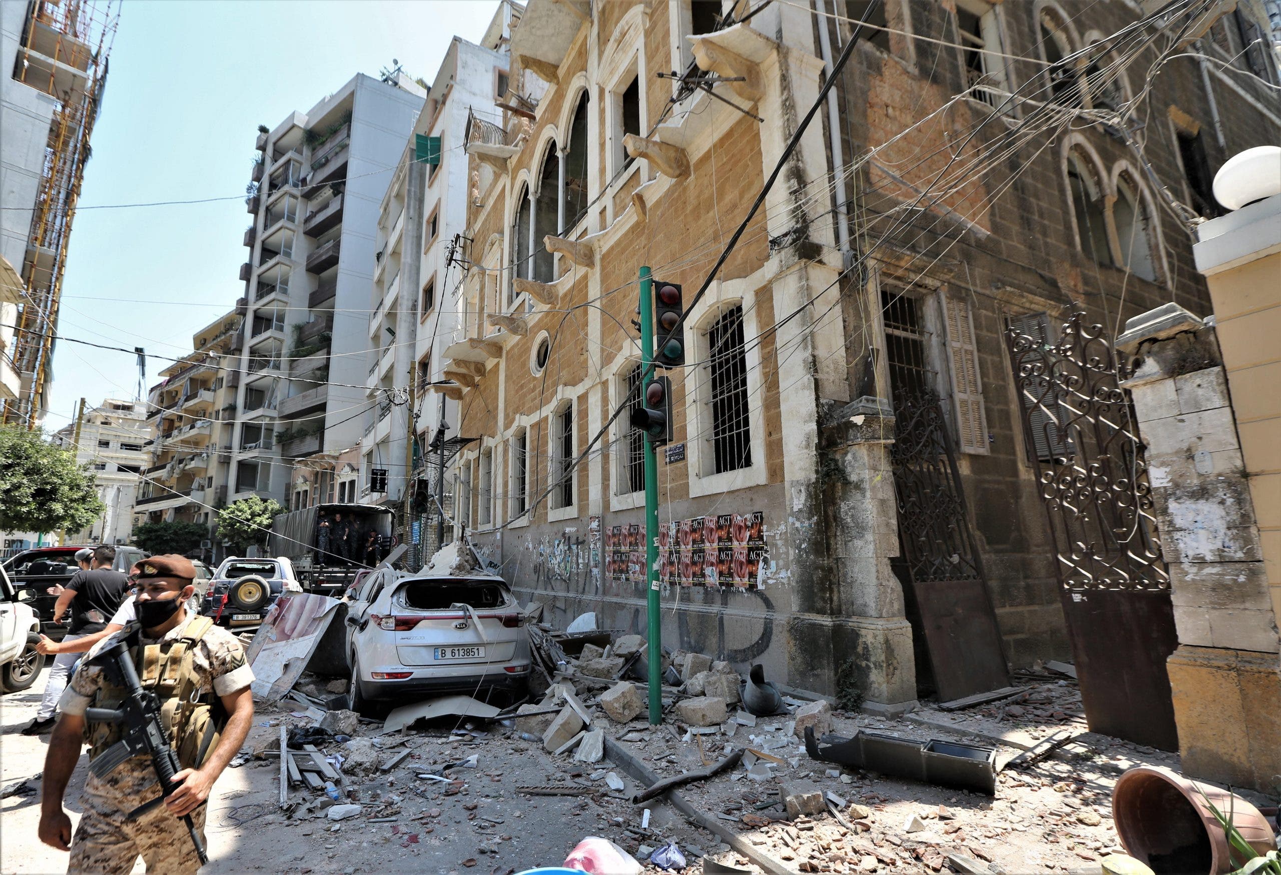 Más de 600 edificios históricos afectados, 70 en riesgo de derrumbe en Beirut