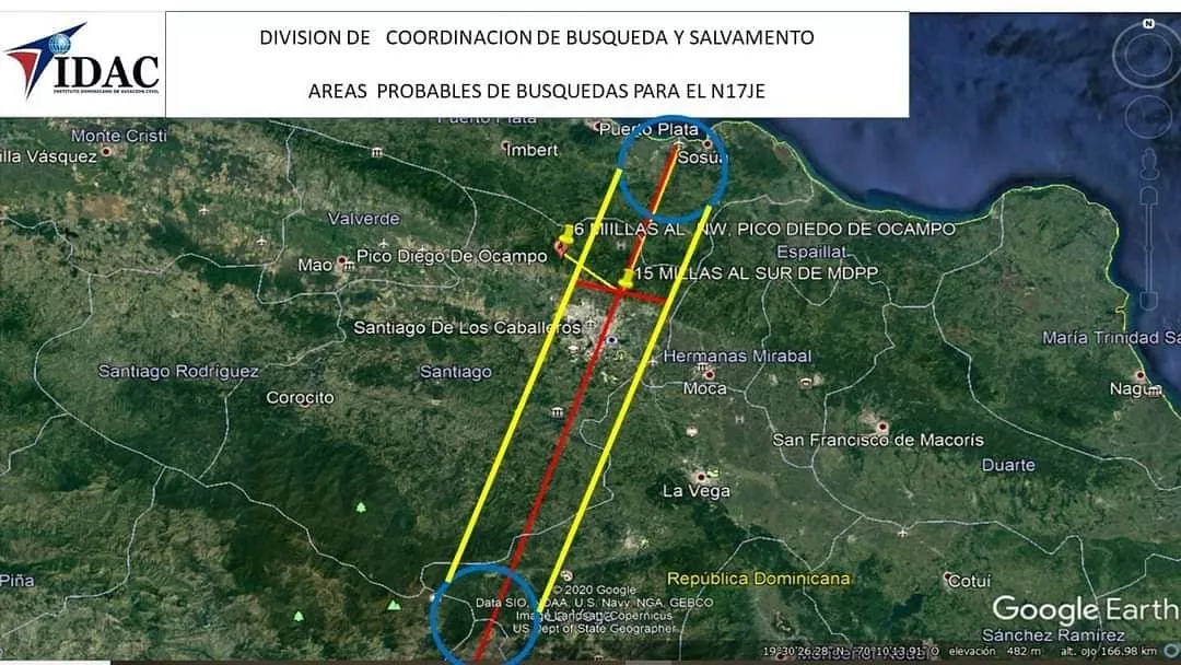 Piloto de avioneta desaparecida encontró aeropuerto cerrado en Barahona