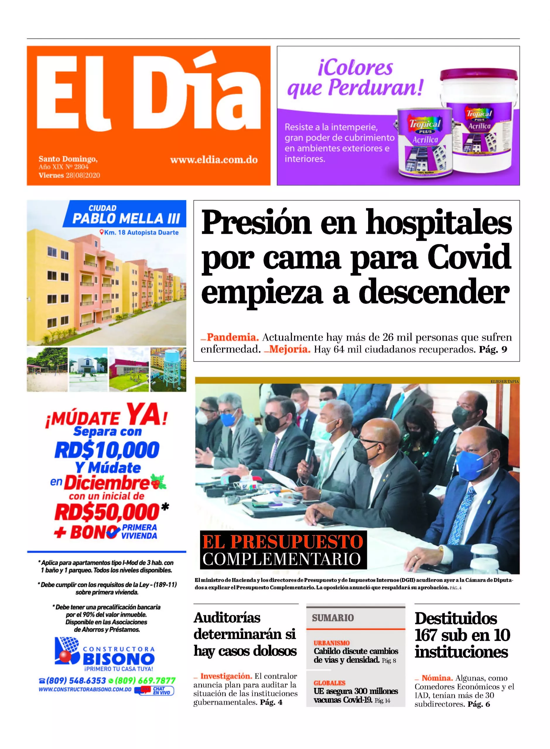 Portada impresa