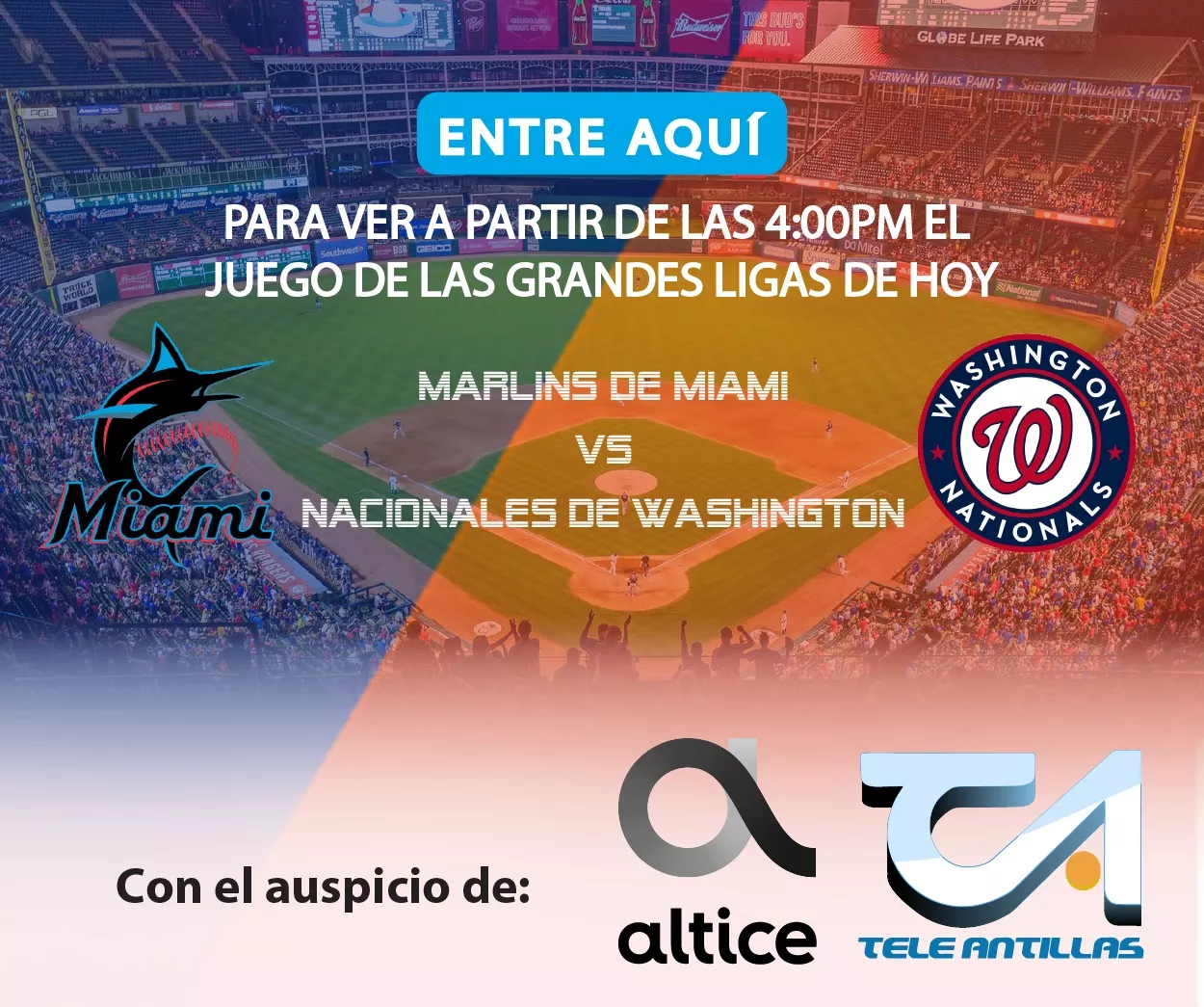 En vivo: Juego entre Marlins y Nacionales