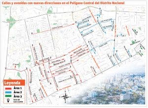 Cambio de sentido de vías en Distrito Nacional entrará en vigencia este año