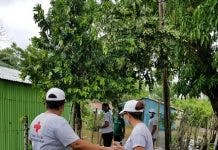 Cruz Roja Dominicana realiza evaluaciones de daños tras el paso de tormenta Laura