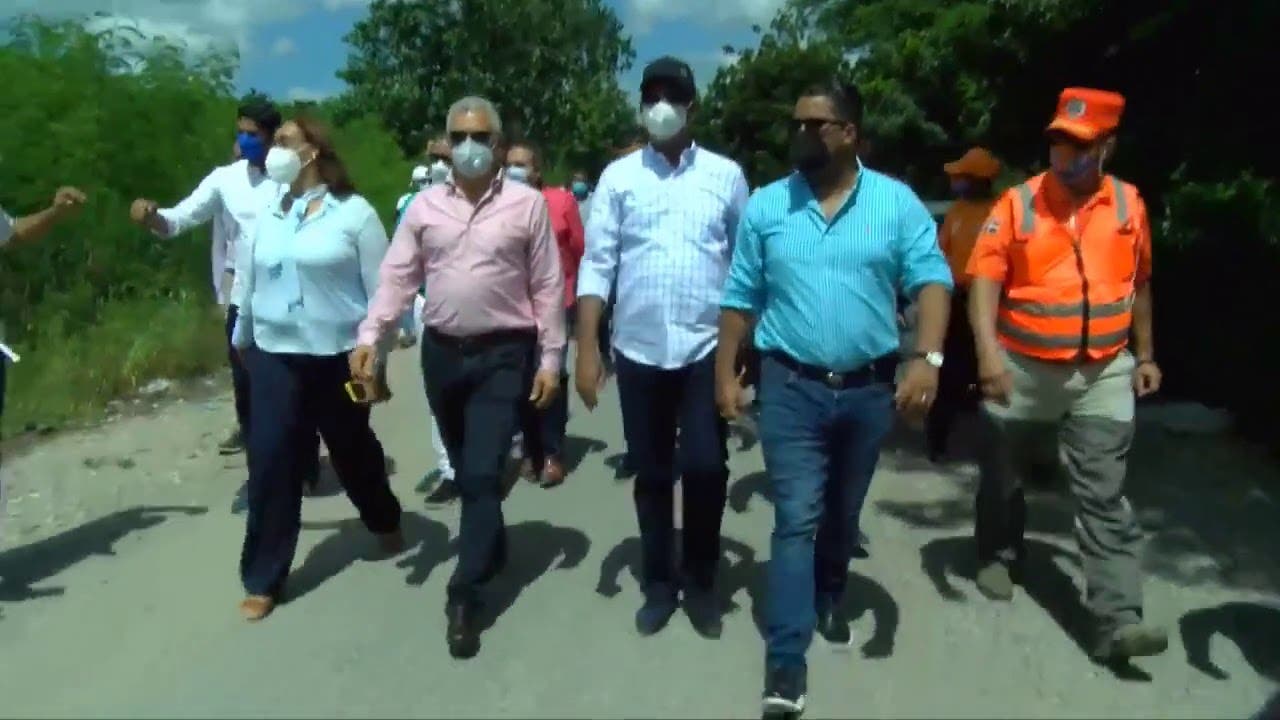 Senadores realizan descenso para obras prioritarias en San Cristóbal
