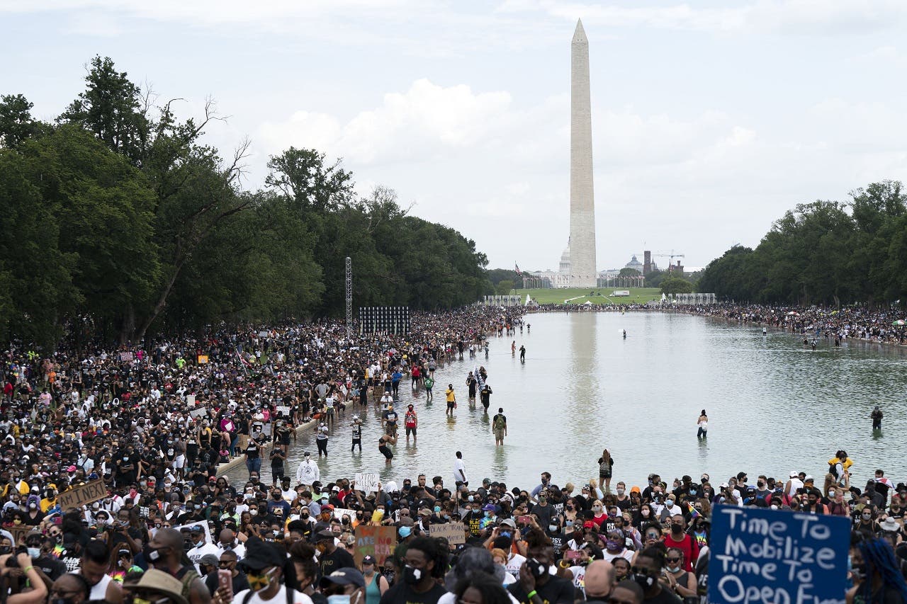 Miles se congregan en Washington por la justicia racial