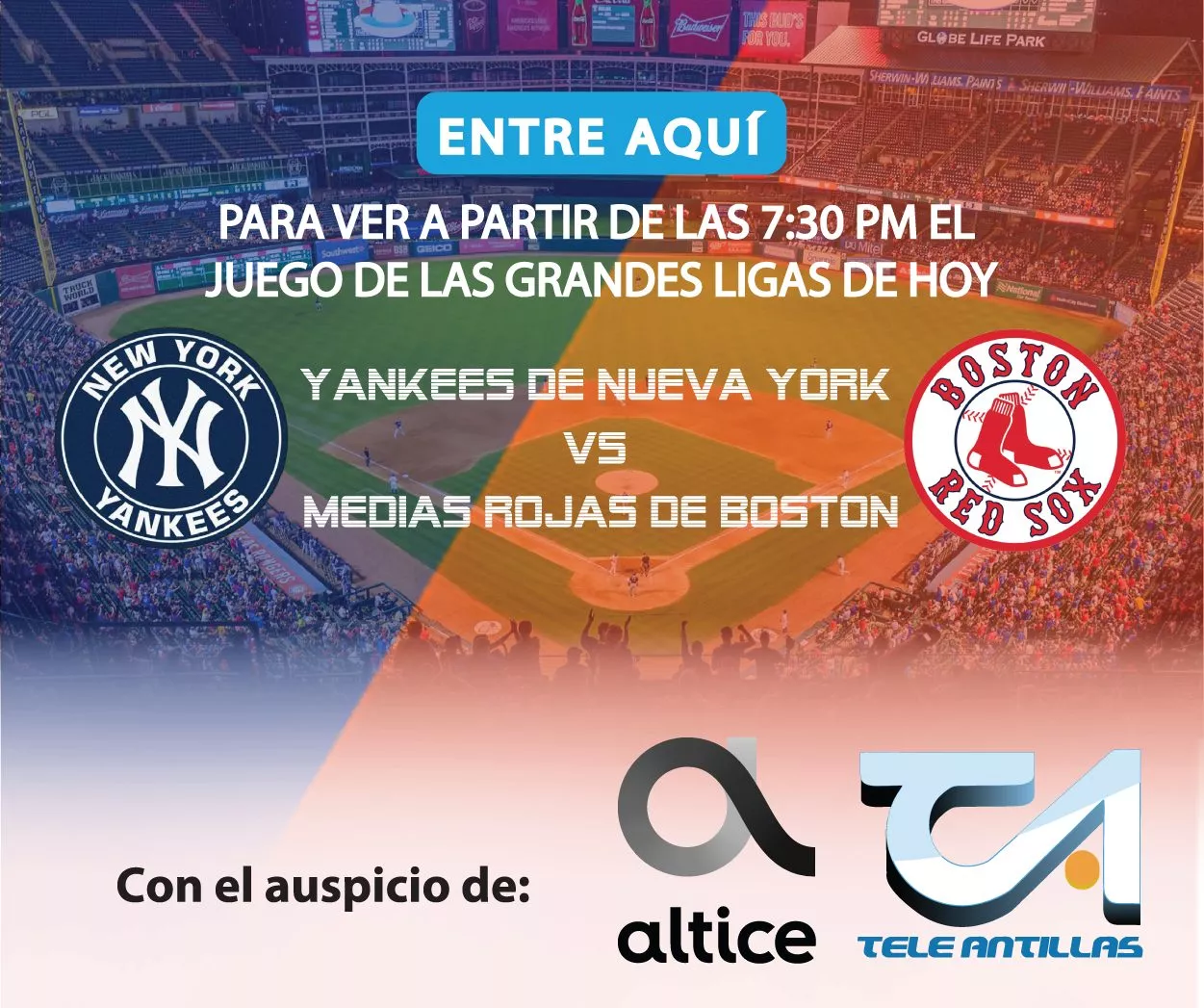 En vivo: Yankees de Nueva York vs Medias Rojas de Boston