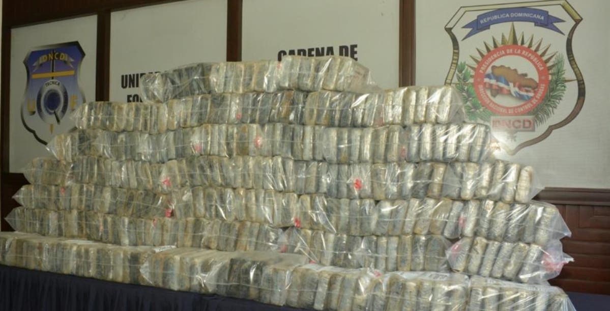 La DNCD incauta 350 paquetes de cocaína