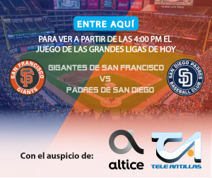 En vivo:  Juego entre Gigantes de San Francisco y Padres de San Diego