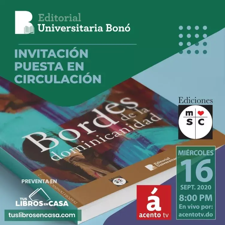 Editorial Universitaria Bonó pone en circulación “Bordes de la dominicanidad” de Lorgia García Peña