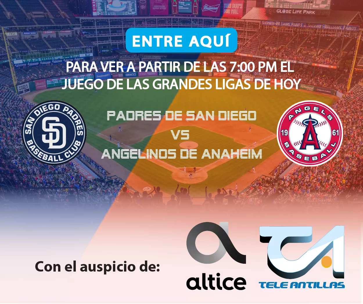 En vivo: Juego entre Padres de San Diego y Angelinos de Anaheim