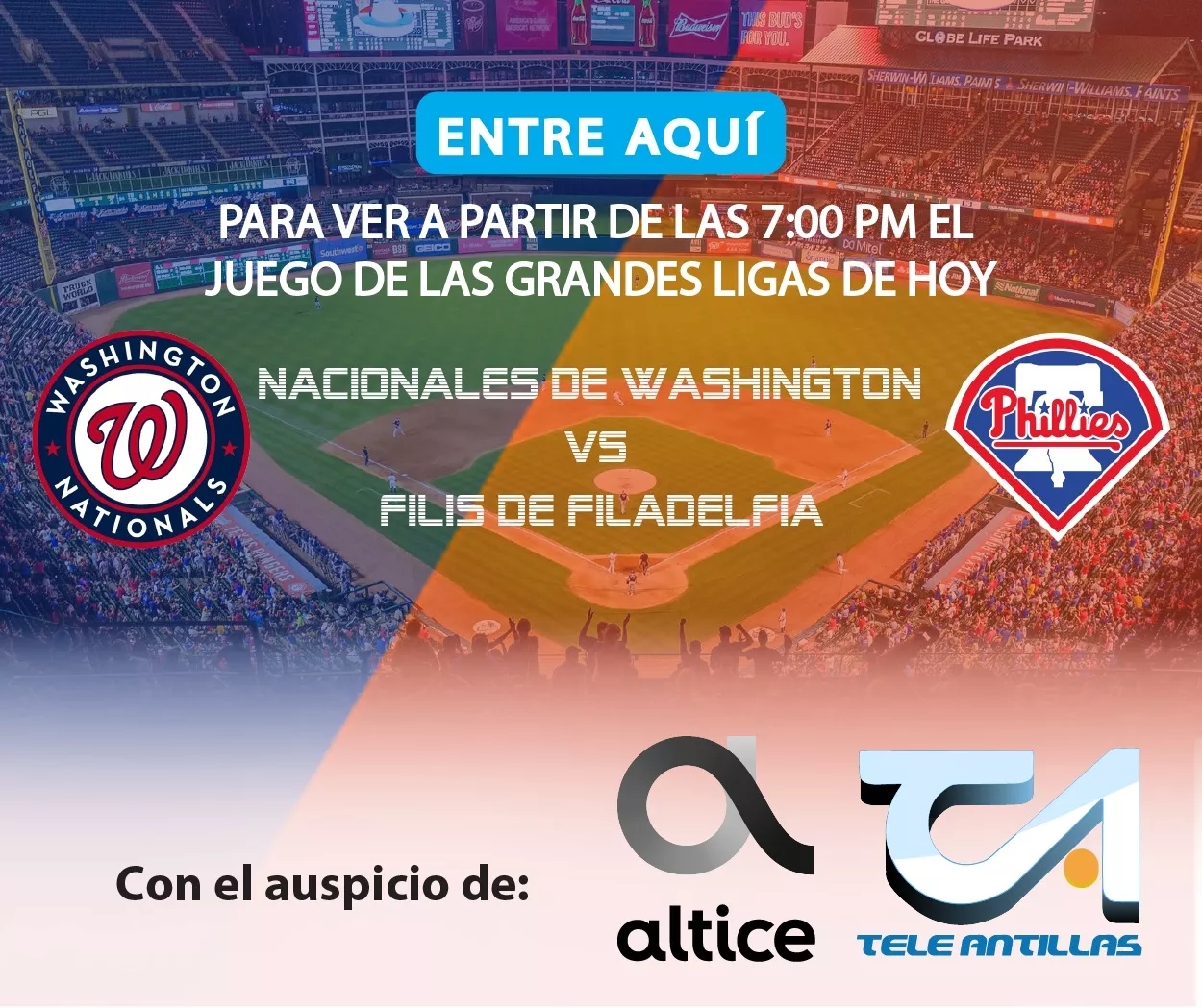 EN VIVO: Nacionales de Washington vs. Filis de Filadelfia