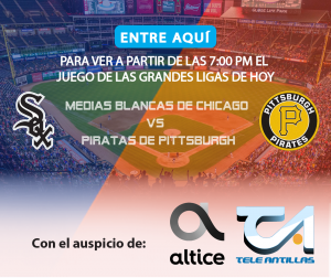 En vivo: Juego entre Medias Blancas de Chicago y Piratas de Pittsburgh