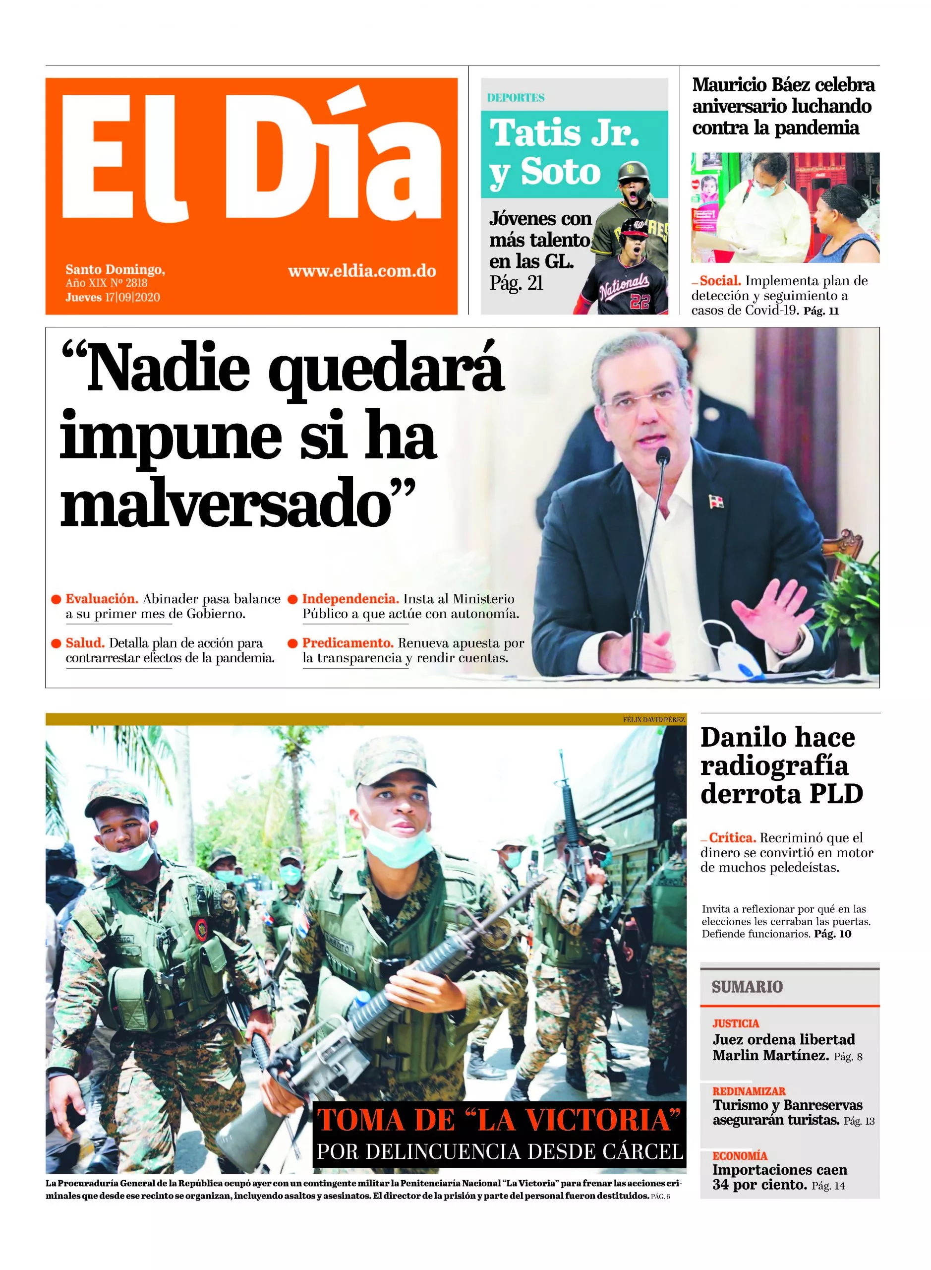 Portada impresa