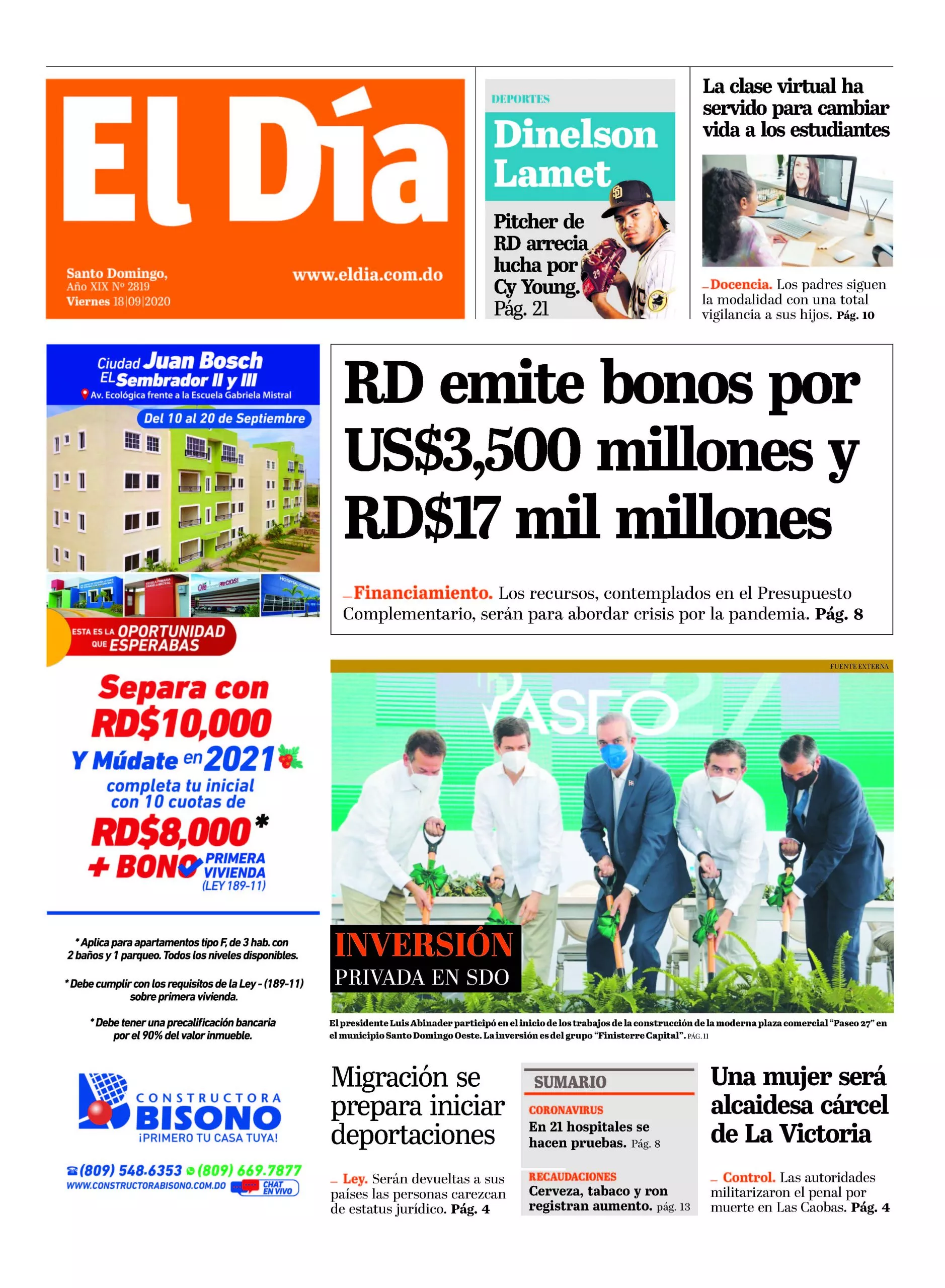 Portada impresa