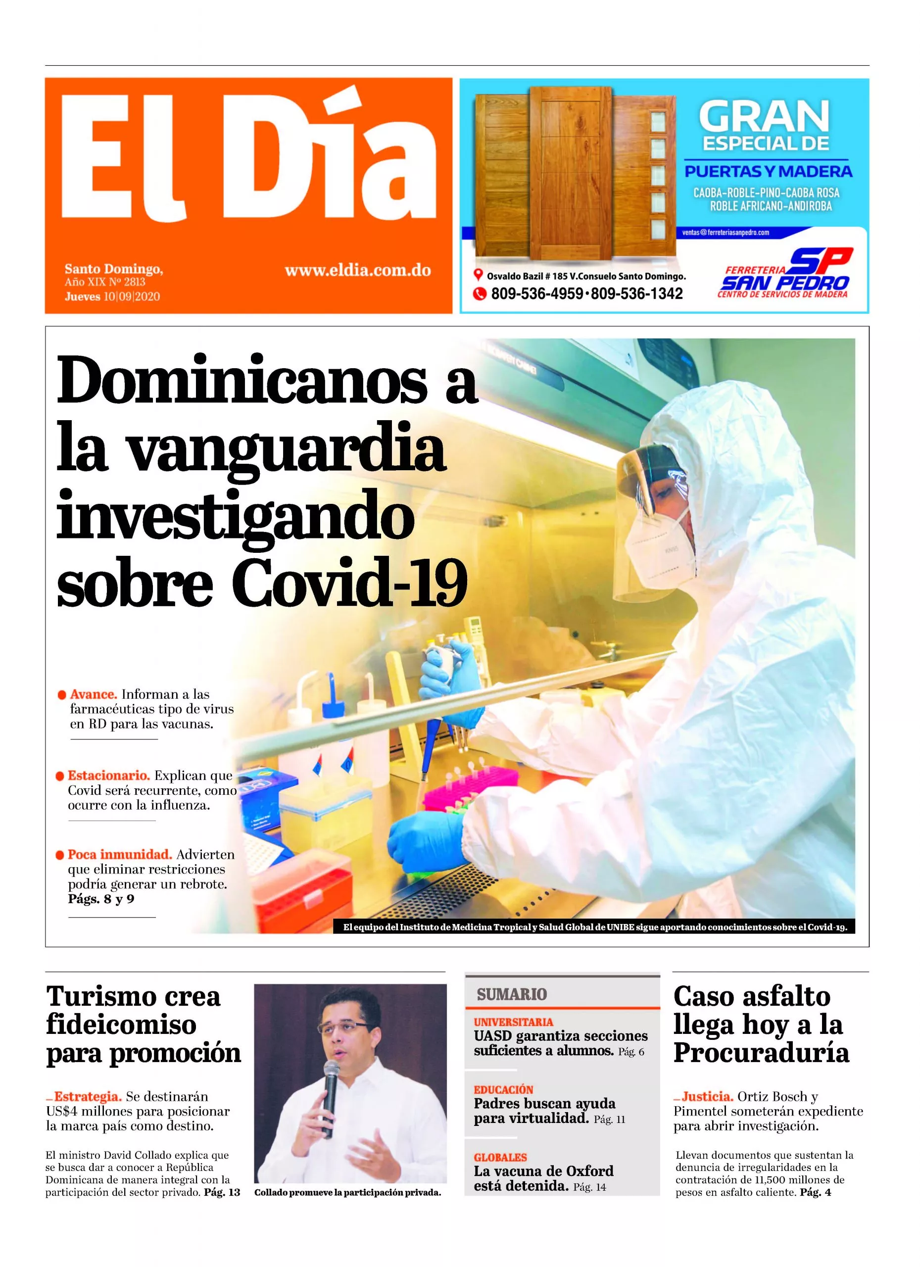 Portada impresa