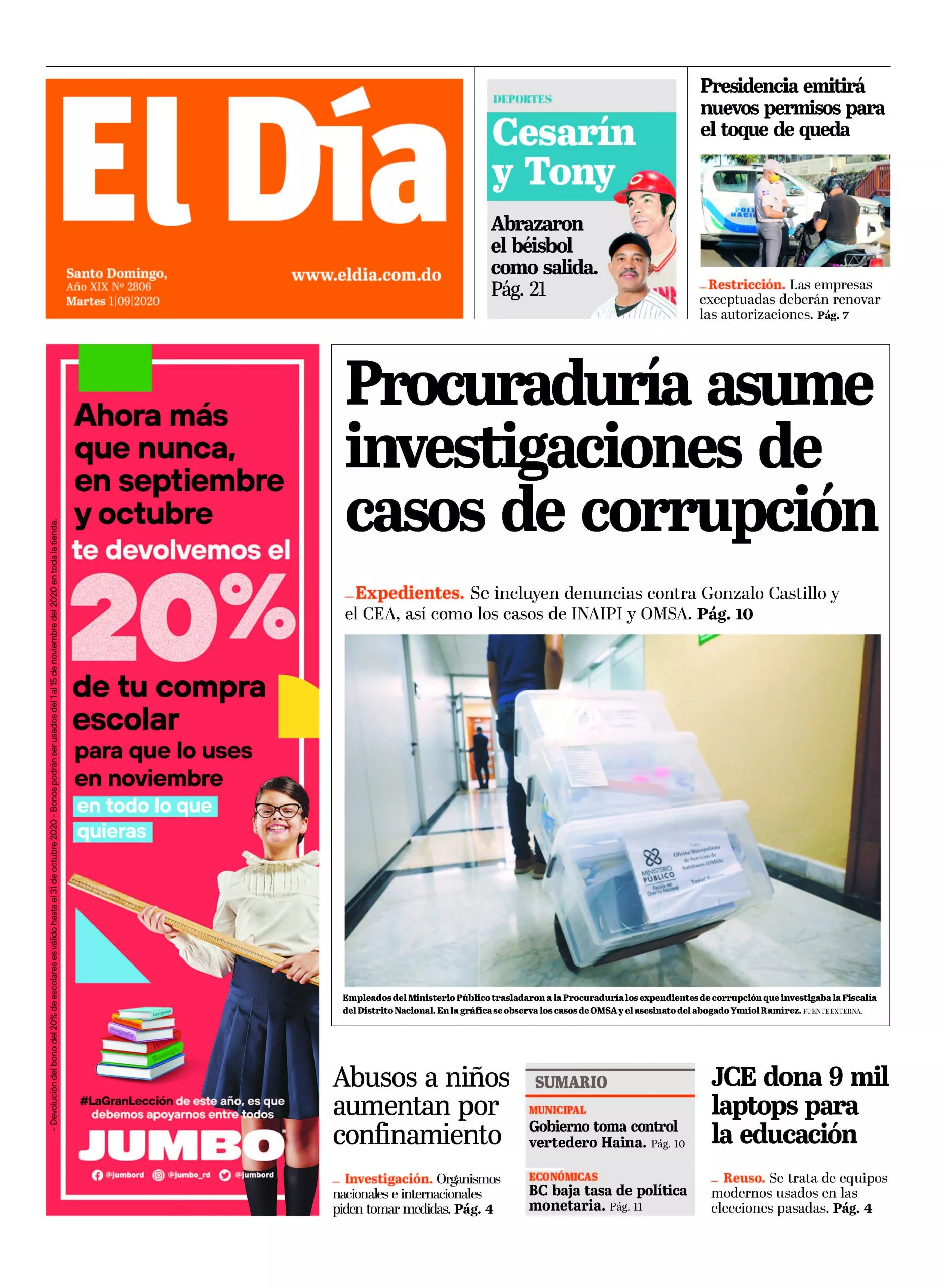 Portada impresa