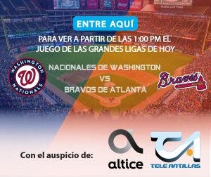 En vivo: Juego entre Nacionales de Washington y Bravos de Atlanta