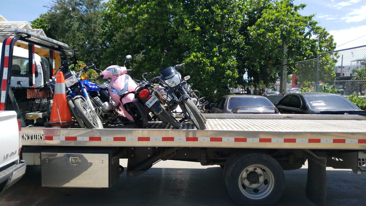 Apresan tres organizadores de carreras clandestinas de motocicletas en Sabana Perdida