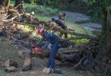 Alcaldía de Santo Domingo Norte realiza limpieza de río El Higuero