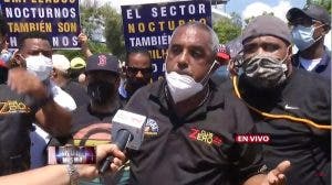 Dueños de negocios nocturnos protestan frente Palacio Nacional; piden quiten toque de queda