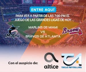 En vivo: Juego entre Marlins de Miami y Bravos de Atlanta