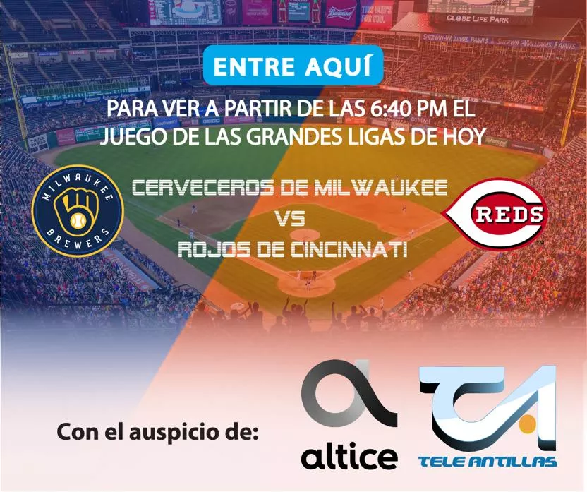 En vivo: Juego entre Cerveceros y Cincinnati