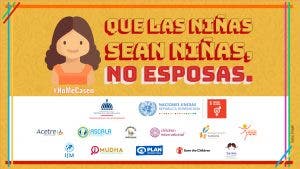 Niñas y adolescentes de RD inician plan contra matrimonio infantil y uniones tempranas 