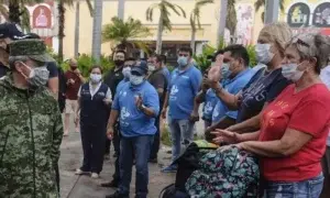 Huracán Delta entra al Golfo de México