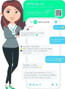 Lafise con nueva asistente virtual