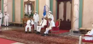 Presidente Abinader recibe cartas credenciales de embajador haitiano