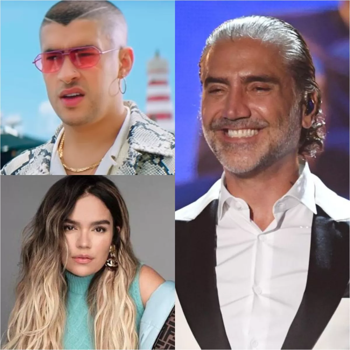 Bad Bunny, Karol G y Alejandro Fernández actuarán en los Latin Grammy