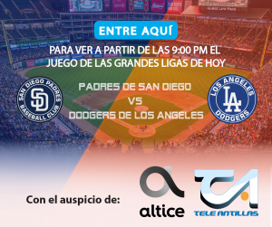 En vivo: Juego entre Padres de San Diego y Dodgers de los Ángeles