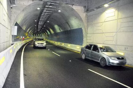 Obras Públicas cerrará desde este viernes túneles para trabajos de iluminación y mantenimiento