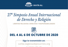 Simposio internacional abordará “Retos y oportunidades de la religión en la era post COVID”