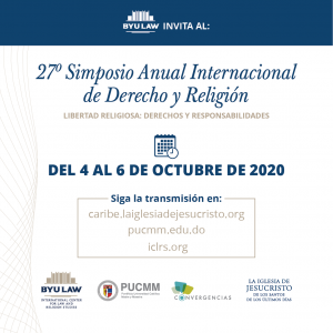 Simposio internacional abordará “Retos y oportunidades de la religión en la era post COVID”