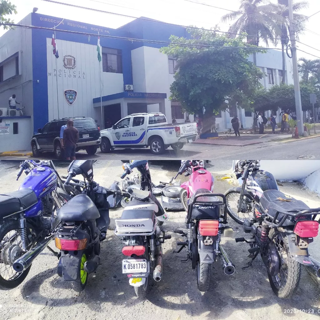 Apresan en Puerto Plata joven acusado de robarse 5 motocicletas