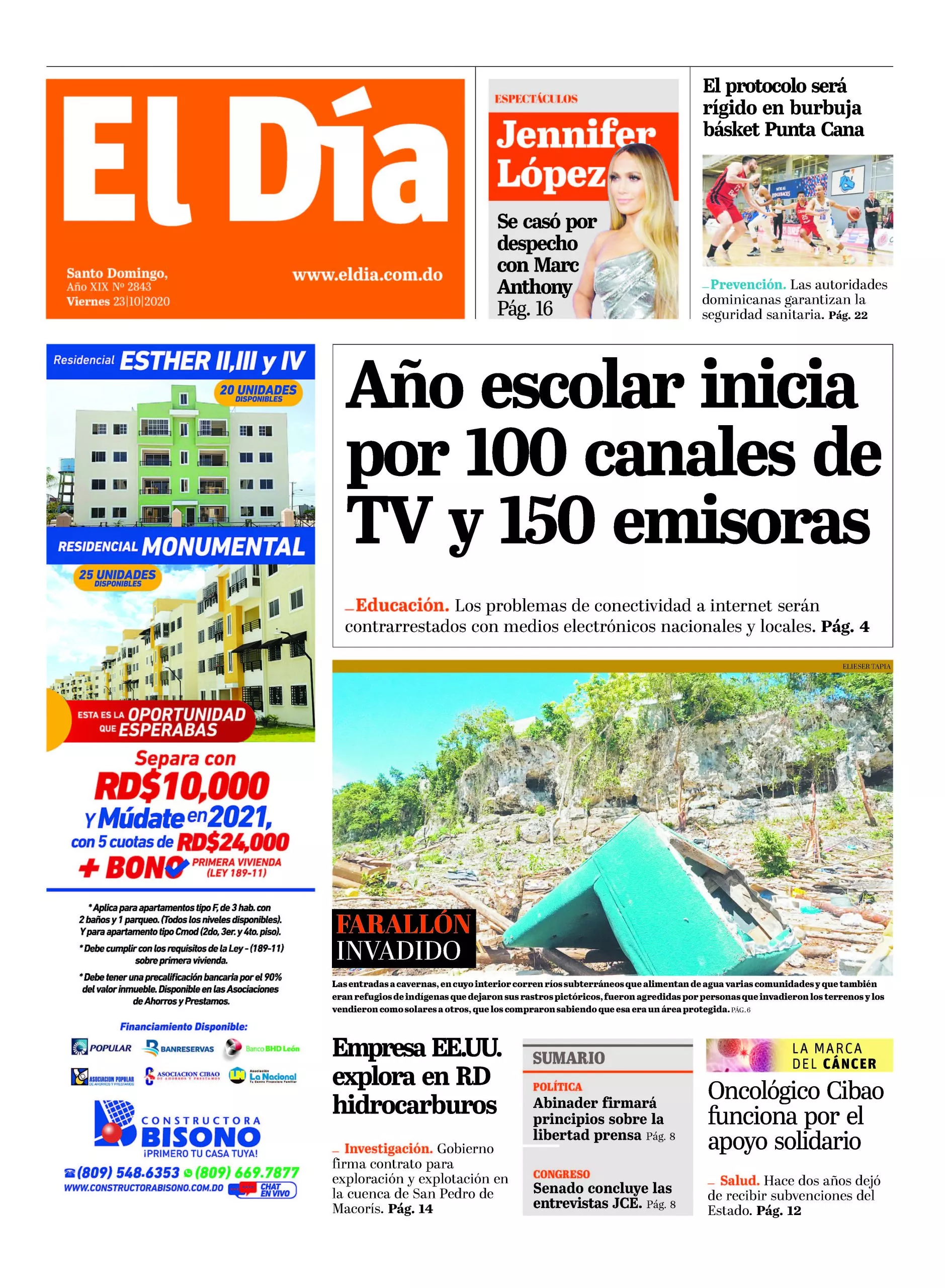 Portada impresa