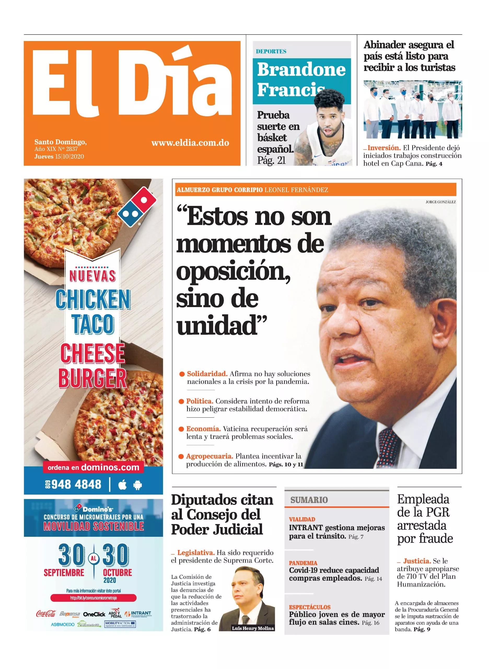 Portada impresa