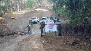 SENPA interviene área protegida en Villa Altagracia y apresa a dos personas