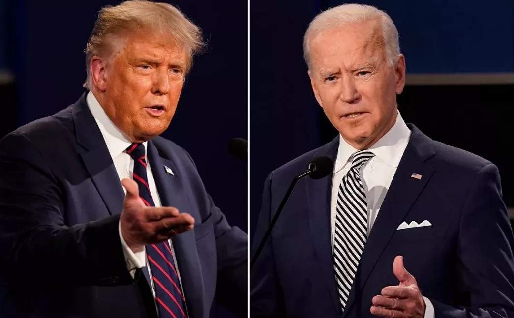 Trump y Biden se enfrentan a la distancia