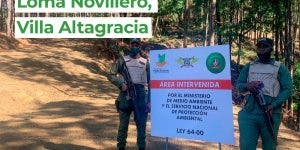 Medio Ambiente somete hombre a la justicia  por violar  Ley en Loma Novillero