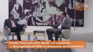 Adolfo Pérez encontró deuda con suplidores y desorganización total en almacenes de Promese/Cal