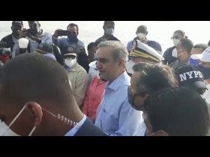 Presidente Abinader realiza recorrido por río Isabela y Ozama