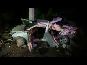 Cuatro muertos y un herido en accidente de tránsito en Baní