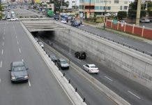 Obras Públicas cerrará elevados, puentes y túneles en el Gran Santo Domingo por mantenimiento