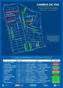 Iniciarán cambios de vías en Polígono Central el próximo sábado